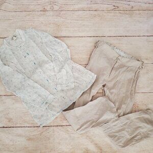 Juste Cle shirt & optional pants size 7
